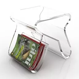 Plastic Small Chair 3d model