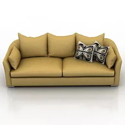 Hotel Classic Sofa 3d model