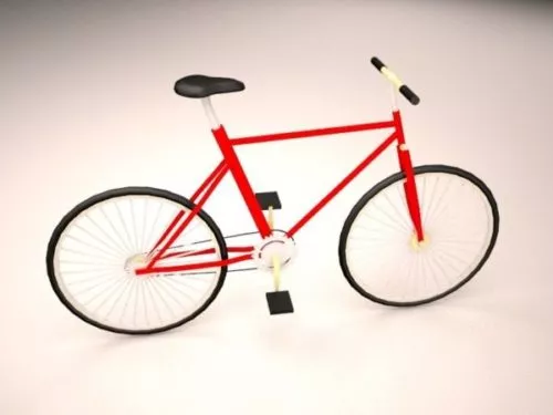 Mountain Bike With Force Frame 3d model
