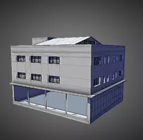 City House For Gaming 3d model