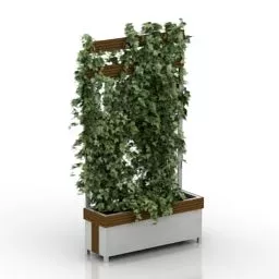 Potted Bushes Decoration 3d model