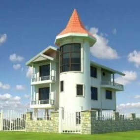 Beauty Villa Architecture 3d model