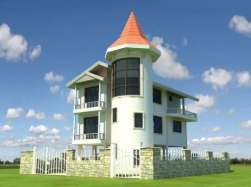 Beauty Villa Architecture 3d model Beauty Villa Architecture 3d model