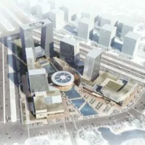 City Buildings Urban Design 3d model