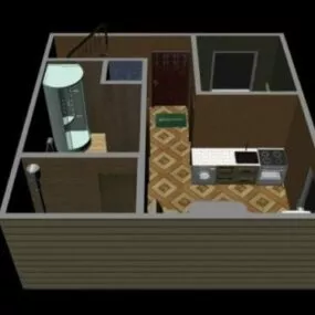 Building House Interior Design 3d model