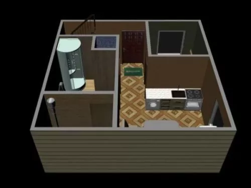Building House Interior Design 3d model Building House Interior Design 3d model