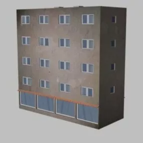 Old Gaming Building Apartment 3d model