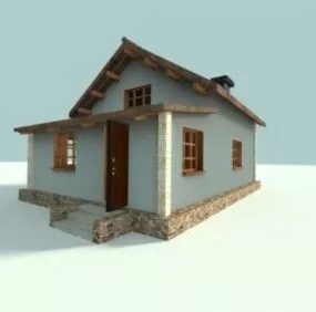 Small House Architecture 3d model
