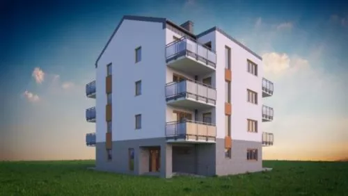 Housing Modern Apartment Building 3d model Housing Modern Apartment Building 3d model