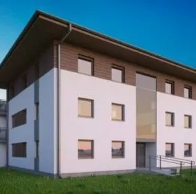 Apartment Building Design 3d model