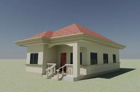 Tiled Roof Texture 3d model