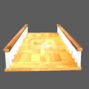 Village Bridge 3d model