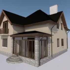 Usa Villa House 3d model