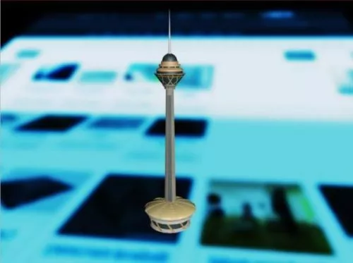 Iran Milad Tower 3d model Iran Milad Tower 3d model