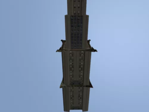 Ancient Ruined Tower 3d model
