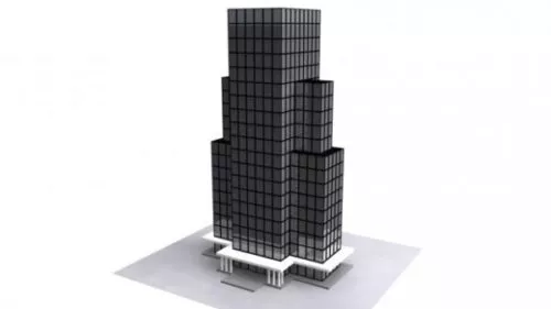 Ww2 Saving Private Ryan City Building Scene 3d model