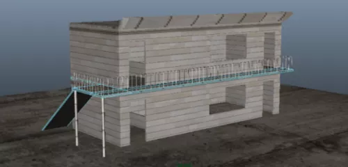 Broken Brick 3d model