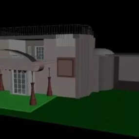 Blocks House Module 3d model