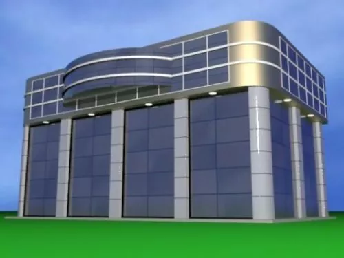 Glass Exhibition Architecture Design 3d model Glass Exhibition Architecture Design 3d model