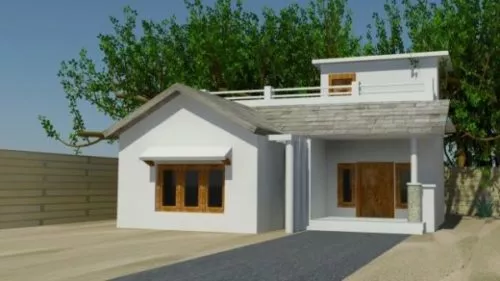 Nice Town House Basic Design 3d model Nice Town House Basic Design 3d model