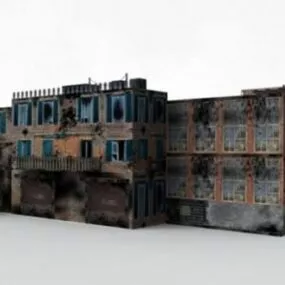 Old Houses 3d model