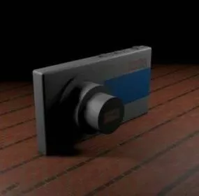 Slim Digital Camera 3d model