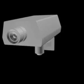 Lowpoly Cctv Camera 3d model