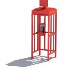 Public Pay Phone 3d model