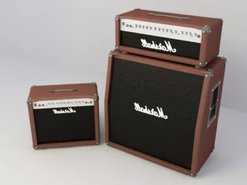 Boombox Audio Player 3d model