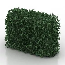 Garden Hedge Decor 3d model