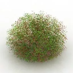 Lowpoly Bush 3d model