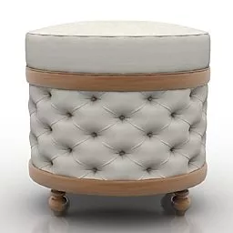 Vintage Seat Luxury Design 3d model
