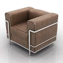 Leather Armchair Design 3d model Leather Armchair Design 3d model