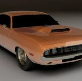 Dodge Challenger Car 1970 3d model