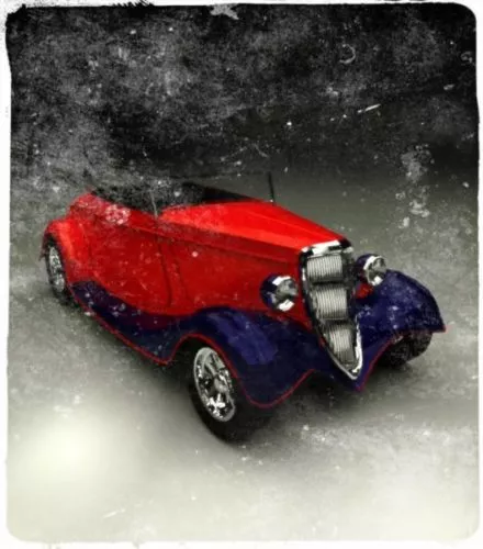 Old Vintage 1900s Car 3d model Old Vintage 1900s Car 3d model