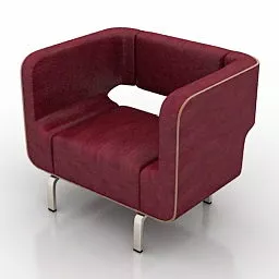 Office Meeting Room Armchair 3d model Office Meeting Room Armchair 3d model