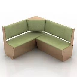 Corner Karaoke Room Sofa 3d model