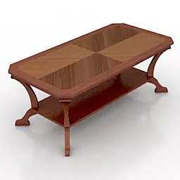 Living Room Table Wood Material 3d model Living Room Table Wood Material 3d model