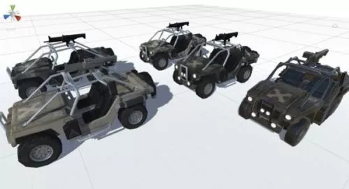 Combat Vehicle Collection 3d model Combat Vehicle Collection 3d model