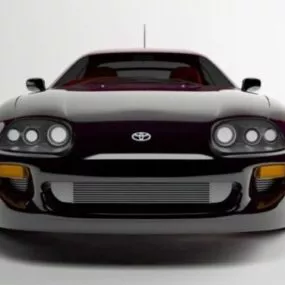 Toyota Supra Black Car 3d model