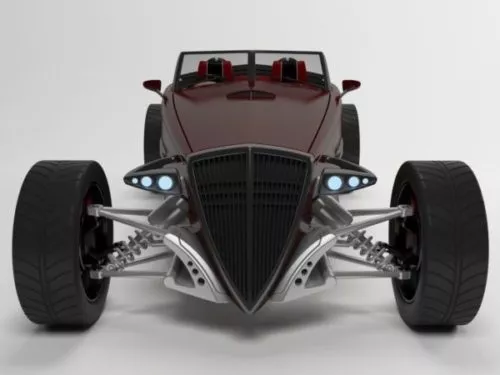 Hot Rod Vintage Car 3d model Hot Rod Vintage Car 3d model