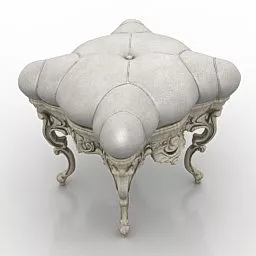 Classic Stool Seat 3d model