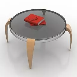 Round Table Modern Style 3d model Round Table Modern Style 3d model