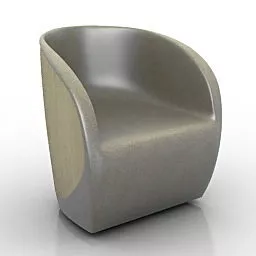 Office Leather Armchair 3d model Office Leather Armchair 3d model