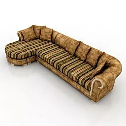 Sectional Sofa Furniture 3d model