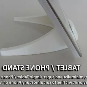 Printable Tablet Phone Stand 3d model