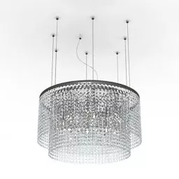 Home Ceiling Silver Luster 3d model