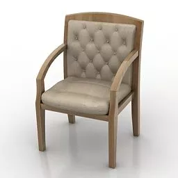 Vintage Armchair Luxury Design 3d model