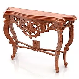 Wall Console Table 3d model