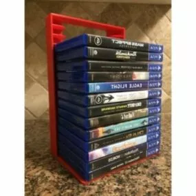 Printable Ps4 Game Rack 3d model